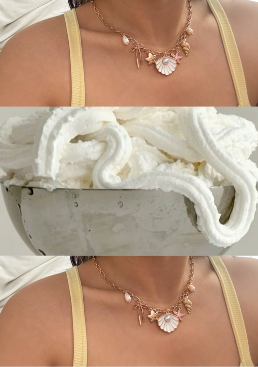 Maria charm beach necklace