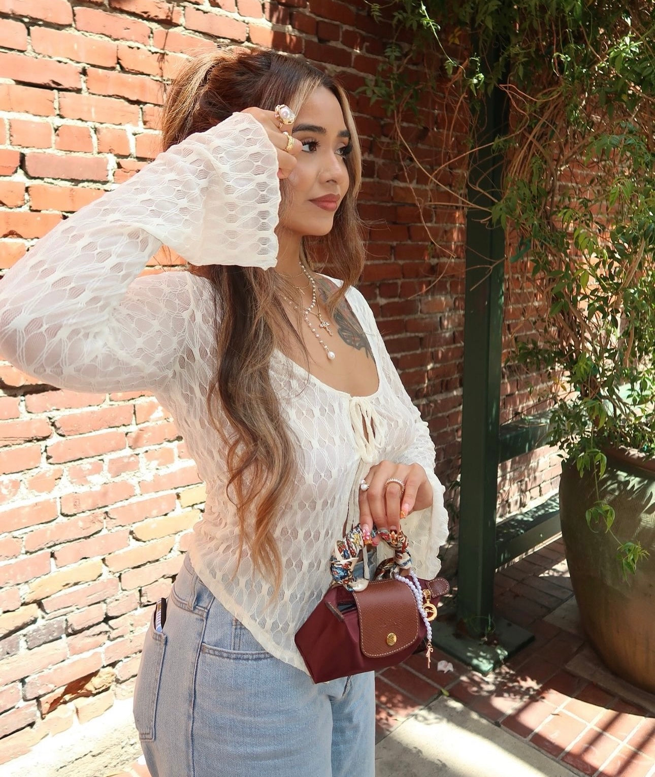 Tinker lace flare top