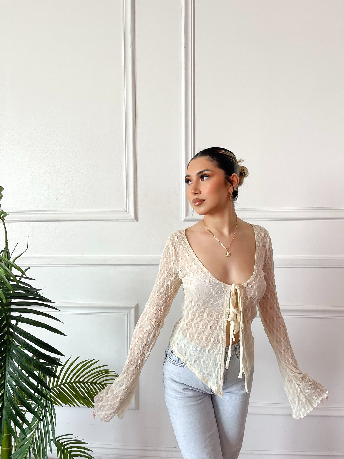 Tinker lace flare top