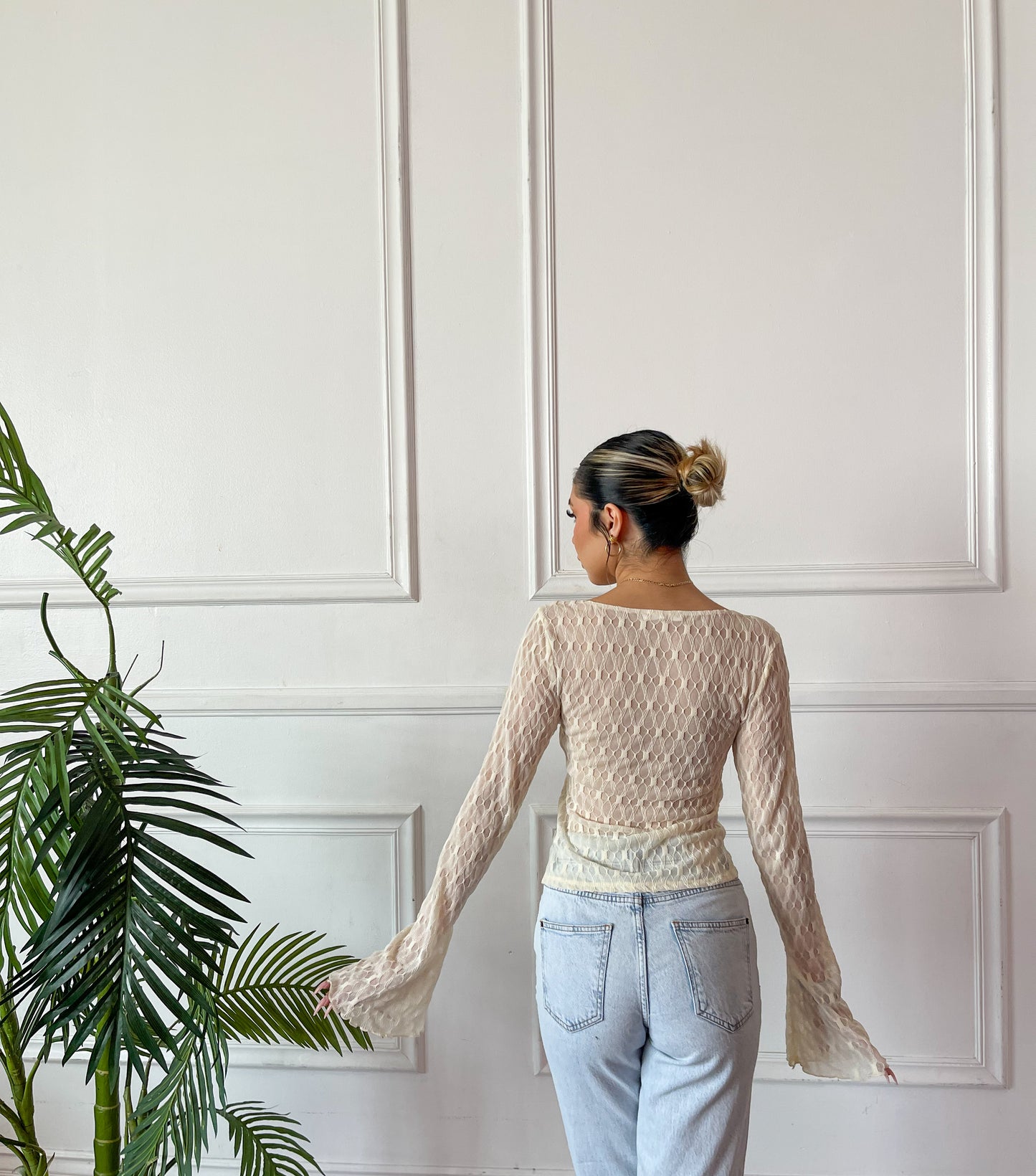 Tinker lace flare top