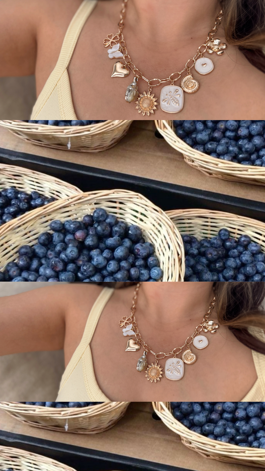 Lupita charm necklace