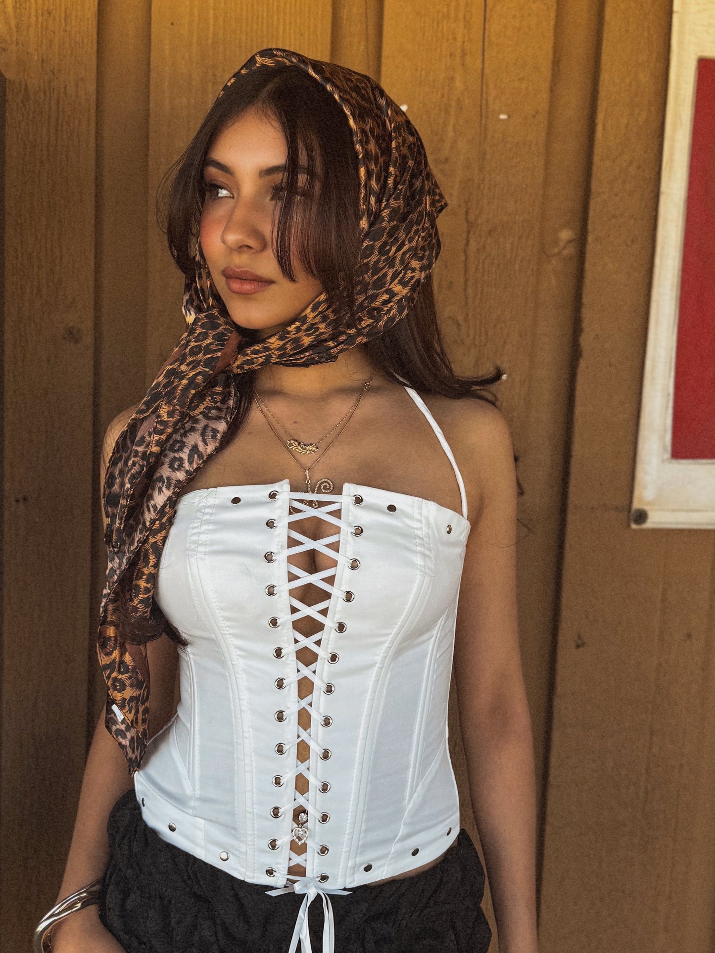 Rodeo royalty corset top