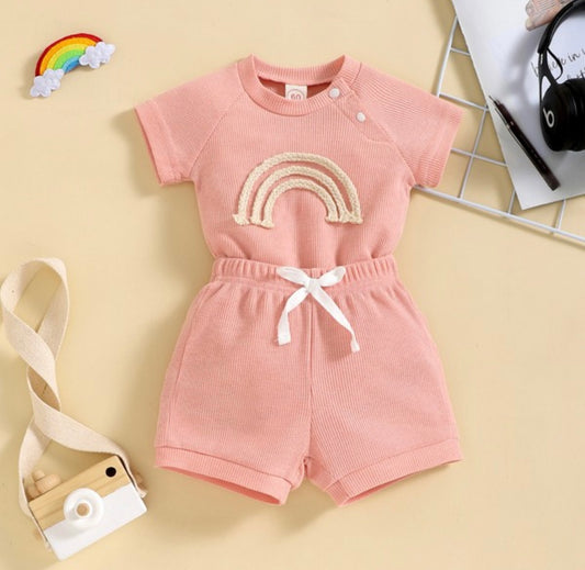 Peach baby set